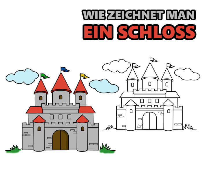 Schloss malen