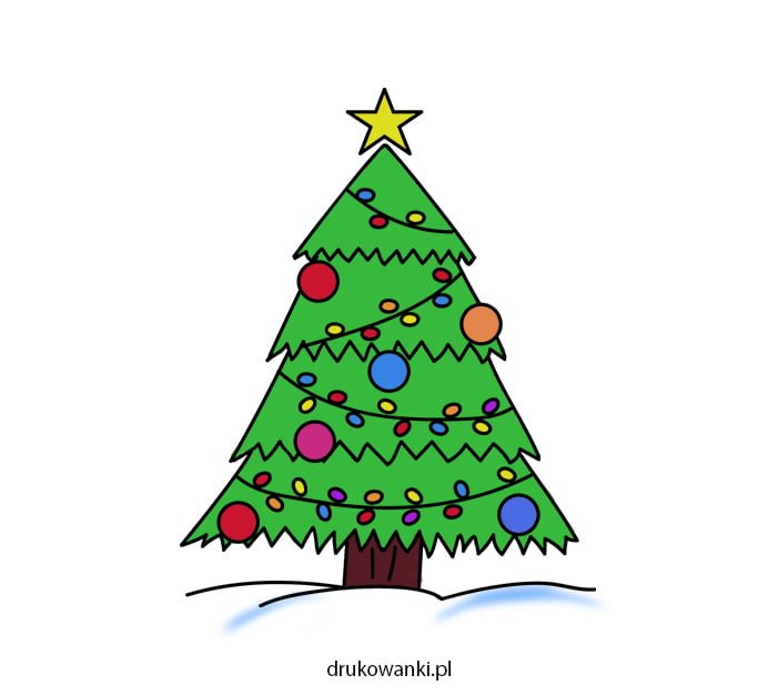 weihnachtsbaum malen
